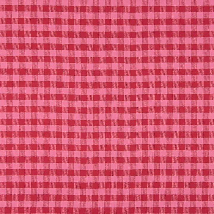 Baumwollstoff-Flanellhemd mit rosa-roten Karos - Ribes y Casals