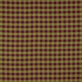 Baumwollstoff mit dunkelroten und grünen Karos - Ribes y Casals