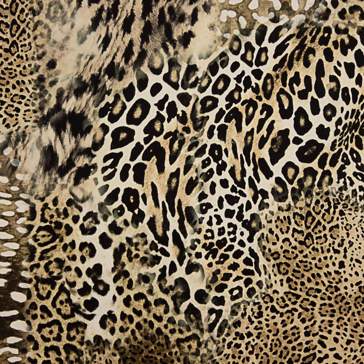 Velourslederimitat mit Leopardenmuster - Ribes y Casals