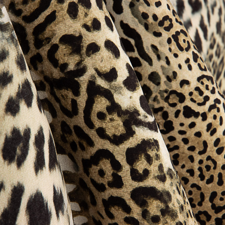 Velourslederimitat mit Leopardenmuster - Ribes y Casals