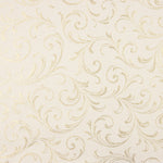 Jacquard-Canvas mit Gold-Lurex und ornamentalen Zweigen - Ribes y Casals