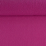 Stretch-Tüll in Fuchsia mit Wassertropfen-Effekt - Ribes y Casals