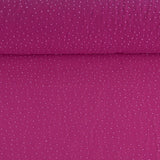 Stretch-Tüll in Fuchsia mit Wassertropfen-Effekt - Ribes y Casals