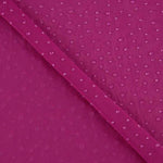 Stretch-Tüll in Fuchsia mit Wassertropfen-Effekt - Ribes y Casals