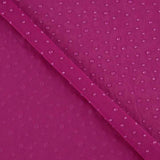 Stretch-Tüll in Fuchsia mit Wassertropfen-Effekt - Ribes y Casals
