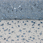 Luxuriöses blaues Tüllkleid mit farblich abgestimmten Strasssteinen - Ribes y Casals