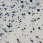 Luxuriöses blaues Tüllkleid mit farblich abgestimmten Strasssteinen - Ribes y Casals