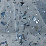 Luxuriöses blaues Tüllkleid mit farblich abgestimmten Strasssteinen - Ribes y Casals