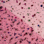 Luxuriöse Tüll-Robe in Fuchsia mit mehrfarbigen Strasssteinen - Ribes y Casals