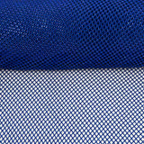 Blauer Netzstoff mit glänzenden Strasssteinen - Ribes y Casals