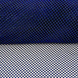 Marineblauer Netzstoff mit glänzenden blauen Strasssteinen - Ribes y Casals