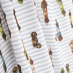 Bedrucktes Baumwollstoff-Bettlaken mit Motiven von Autos - Ribes y Casals