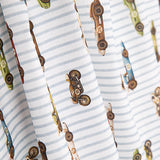 Bedrucktes Baumwollstoff-Bettlaken mit Motiven von Autos - Ribes y Casals