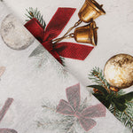 Bedrucktes Canvas mit Weihnachtsmustern und Weihnachtsglocken - Ribes y Casals