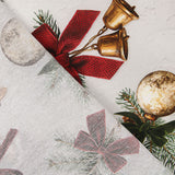 Bedrucktes Canvas mit Weihnachtsmustern und Weihnachtsglocken - Ribes y Casals