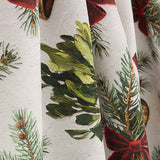 Bedrucktes Canvas mit Weihnachtsmustern und Weihnachtsglocken - Ribes y Casals