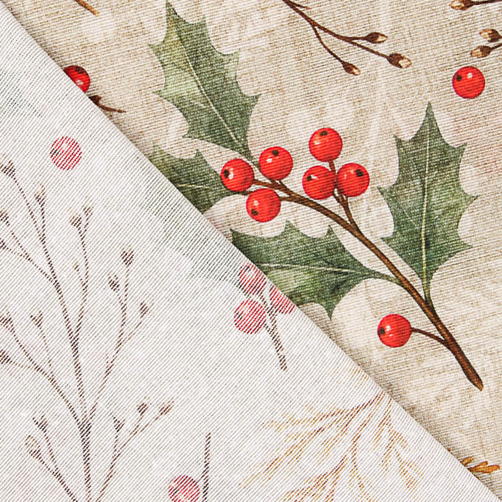 Bedrucktes Canvas mit Weihnachtsmuster - Ribes y Casals