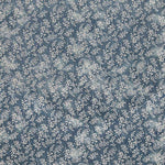 Cordstoff mit Vintage-Blumenmuster in Blau - Ribes y Casals