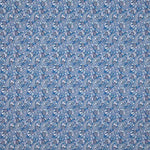 Bedruckte Popeline mit Paisleymuster in Blau - Ribes y Casals