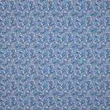 Bedruckte Popeline mit Paisleymuster in Blau - Ribes y Casals