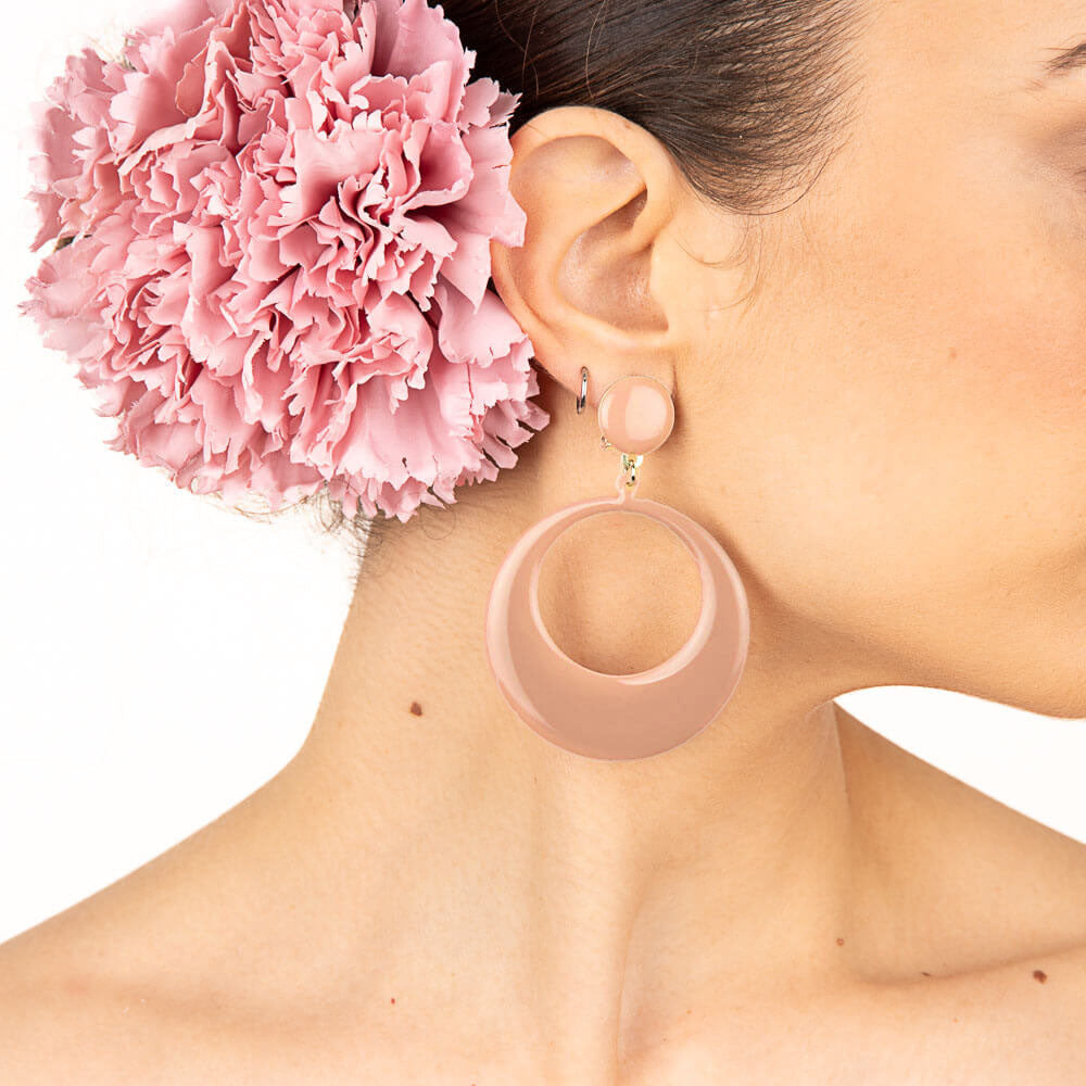 Flamenco-Ohrringe Make Up Hoop - Ribes y Casals