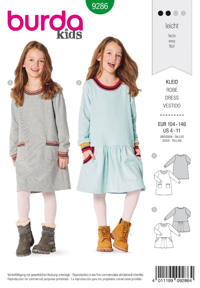 Schnittmuster Burda 9286 Kleid - Ribes y Casals