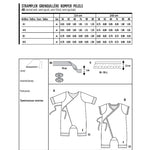 Schnittmuster Burda 9314 Strampelanzug - Ribes y Casals