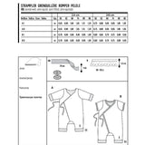 Schnittmuster Burda 9314 Strampelanzug - Ribes y Casals