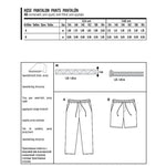 Schnittmuster Burda 9324 Hose - Ribes y Casals