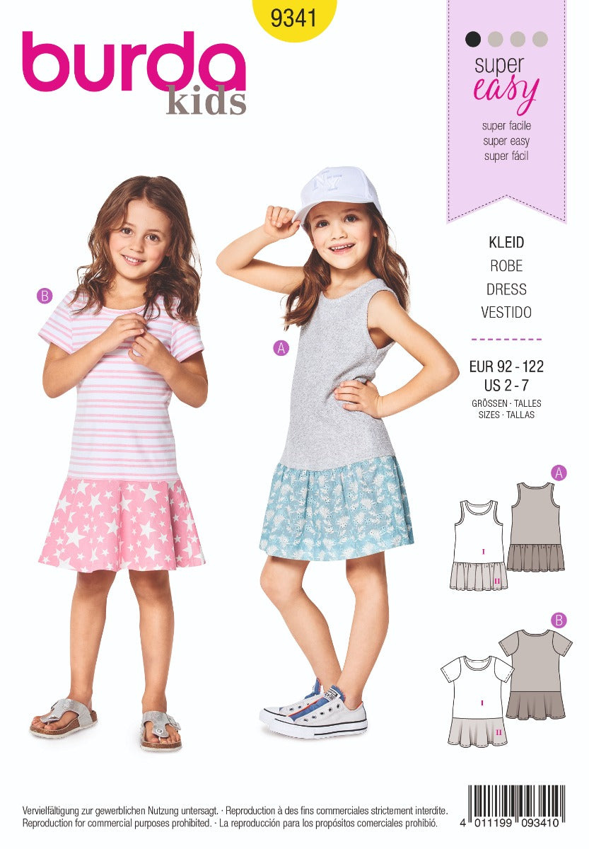 Schnittmuster Burda 9341 Kleid - Ribes y Casals