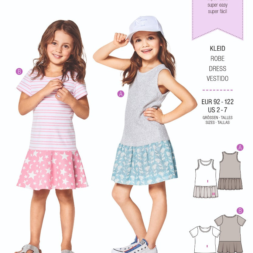 Schnittmuster Burda 9341 Kleid - Ribes y Casals