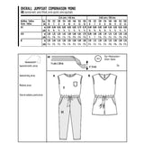 Schnittmuster Burda 9345 Jumpsuit - Ribes y Casals