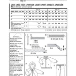 Schnittmuster Burda 9349 Jacke y Hose - Ribes y Casals