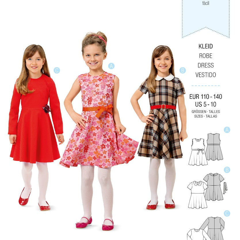 Schnittmuster Burda 9379 Kleid - Ribes y Casals