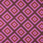 Flacher Viskose-Rhombus Rosa - Ribes y Casals