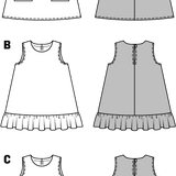 Schnittmuster Burda 9420 Kleid - Ribes y Casals