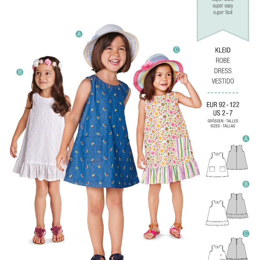 Schnittmuster Burda 9420 Kleid - Ribes y Casals