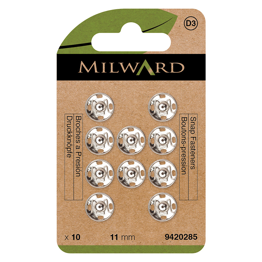 11mm Nickel-Schnappverschlüsse - Ribes y Casals