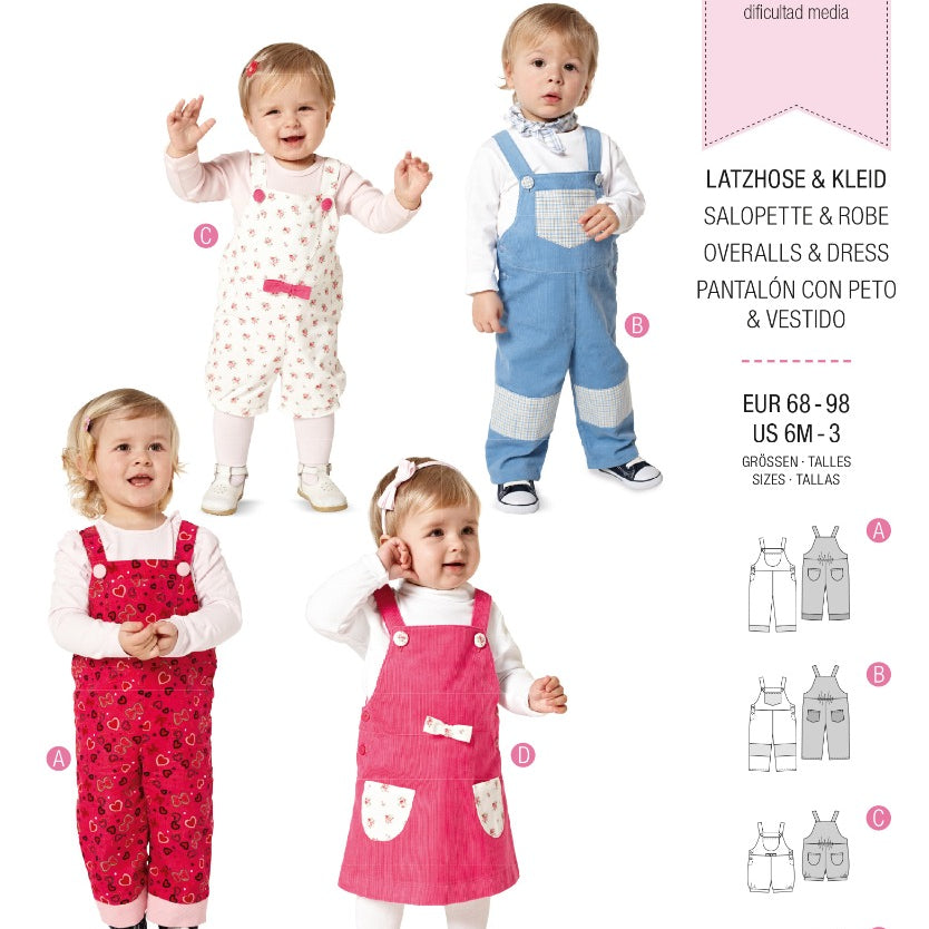 Schnittmuster Burda 9424 Hose y Kleid - Ribes y Casals