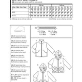 Schnittmuster Burda 9425 Jacke - Ribes y Casals