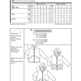 Schnittmuster Burda 9425 Jacke - Ribes y Casals