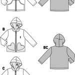 Schnittmuster Burda 9425 Jacke - Ribes y Casals