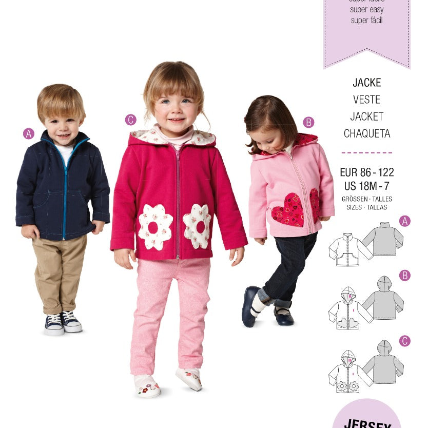 Schnittmuster Burda 9425 Jacke - Ribes y Casals