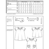 Schnittmuster Burda 9438 Kleid y Oberteil - Ribes y Casals