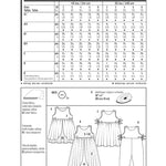 Schnittmuster Burda 9460 Kleid y Jumpsuit - Ribes y Casals
