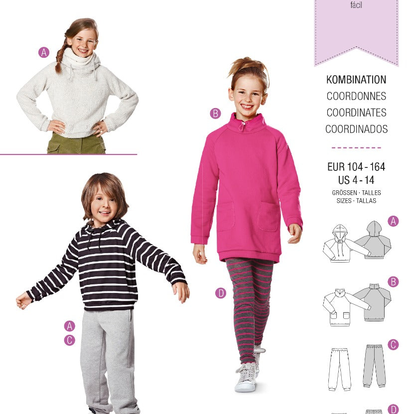 Schnittmuster Burda 9482 Kombi - Ribes y Casals