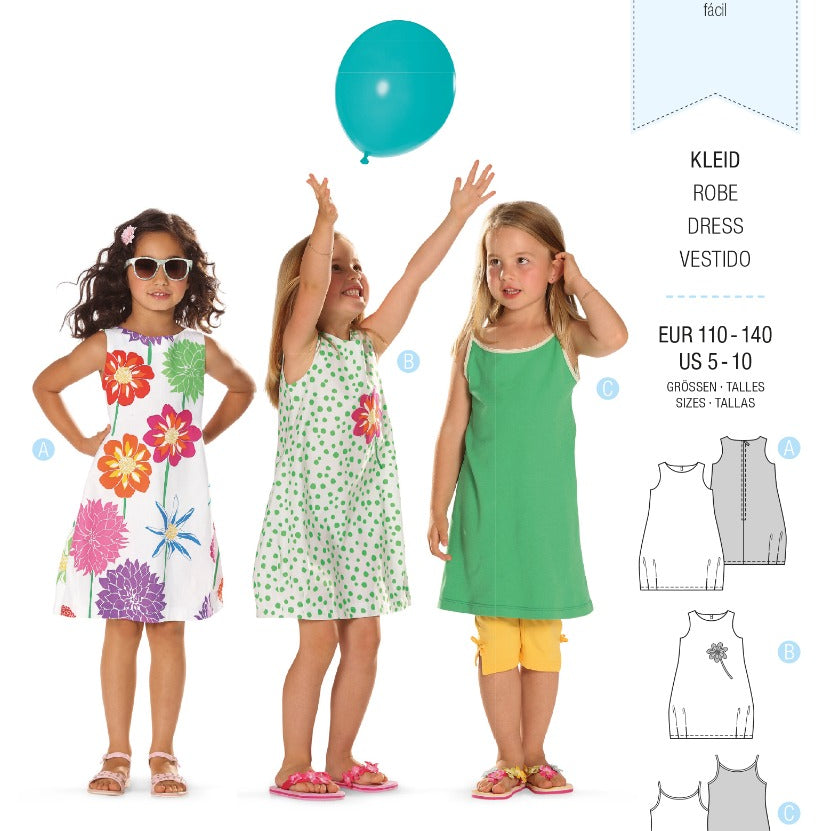 Schnittmuster Burda 9544 Kleid - Ribes y Casals