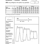 Schnittmuster Burda 9615 Leggins - Ribes y Casals