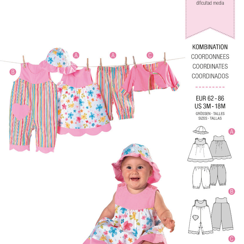Schnittmuster Burda 9712 Kombi - Ribes y Casals