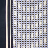 Flacher Viskose-Stoffrest Geo Star Bordüre – Verschiedene Maße x Breite 145 cm - Ribes y Casals